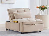 4 in1 Multi-Function Single Sofa Bed with Storage Pockets,Tufted Single Pull-out Sofa Bed with W2186P163737
