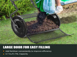 24-Inch Metal Mesh Compost with 2.7 Cu.ft Large Capacity, Heavy-Duty Rustproof Lawn 30767376