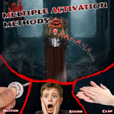 5.6ft Halloween Decorations Outdoor Life Size Animatronics Ghost with Pumpkin Head, Sound-Actived 26986288