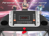 Easy Folding Treadmill for Home Use, 2.5HP Electric Running, Jogging & Walking Machine with Device 52044482