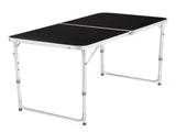 4Ft Portable Multipurpose Folding Table black 19535888