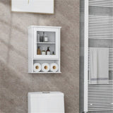 ZUN MDF Bathroom locker white 07383630