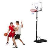 ZUN HY-B076 Portable and Removable Adult PC Transparent Backboard Basketball Stand 60813074