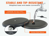 Pedestal Sign Holder Adjustable Poster Stand 11 x 17 Inch Round Base 46911585