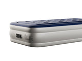Twin Air Mattress with Built-in Pump, 18in Raised Comfort Blow up Mattress, Double Chamber Airbed, 83667549
