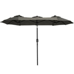 ZUN Outdoor beach umbrella /Double-sided Umbrella （Prohibited by WalMart） 41808004