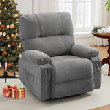 ZUN Recliner chair,360 degree rotating swing single sofa chair, equipped with soft cushion and backrest, W1521P265833