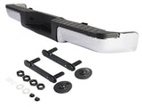 Pickup Rear Bumper Ford F150 2009-2014-Silver/Steel/No Hole 91666973