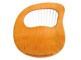 16-String Lyre Harp for Beginners, Angel Wing Design, Sapele Wood, Natural Wood Color, Portable Harp 66826435