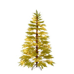 ZUN 6ft Artificial Christmas with 300 LED Lights and 600 Branch Tips, Imitation Cypress Leaf Xmas N710P181792F