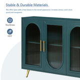 TV Stand 65 Inch TV, Wood TV Stand with Storage Cabinet & Adjustable Shelves, Media TV Console 76580036