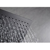 8 Inch High Pressure Rain Shower Head, 304 Stainless Steel Square Shower Head with Self-Cleaning 83314294
