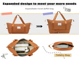 Softside Luggage Expandable 3 Piece Set Suitcase with Duffel Bag Upright Spinner Softshell N732P201004G