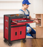 36.3 Inch 3-Drawer Rolling Tool Chest with Wheels, Steel Tool Cabinets with Drawers, Liners and W3037P309498