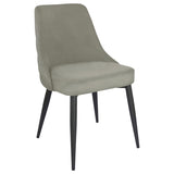 Light Grey Tufted Dining Chair B062P153840
