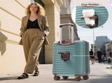 Hardshell Luggage Set with TSA Lock, 360&deg Spinner Wheels, Lightweight Durable Travel Suitcases N730P261826C