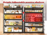 5-Tier Garage Storage Shelves, Heavy Duty Adjustable Shelving Unit, 60" H Garage Rack 2400lbs Metal 08228873