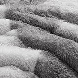 Twin/Twin XL Ombre Shaggy Faux Fur Comforter Set B035P148298