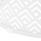 Outdoor Nesting Side Table Set of 3, Round Patio Accent Table, Metal Frame End Table for Indoor 22107489