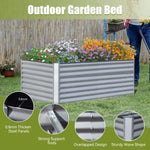 ZUN 6x3x2ft Galvanized Raised Garden Bed, Outdoor Planter Garden Boxes Large Metal Planter Box for W1859P197915