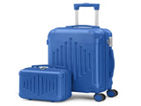 Premium 5-Piece ABS Luggage Set with Diamond Pattern & Reinforced Corners 13837498