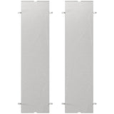 10 x 10ft Gazebo Replacement Canopy, UV Protection Pergola Shade Cover Light Gray 15679125