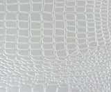 Glamourous Silver Finish 1pc Nightstand 2x Dovetail Drawers Faux Alligator Embossed Fronts Bedroom B01151368