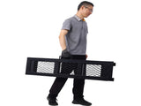 80" Steel Loading Ramp, 500LBS Capacity, Portable Motorcycle Ramp, Folding ATV Ramp for Pick up 45431521