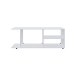 ZUN Goodwood Minimalistic Tv Stand for 65-Inch TV With 5 Open Shelves B070P234336