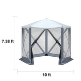 10' x 10' Outdoor pop-up camping canopy 58168991