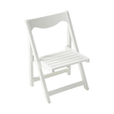 HIPS Foldable Small Table and Chair Set with 2 Chairs and Rectangular Table White W1209107731