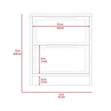 Cannon 2-Drawer Nightstand White B06280499