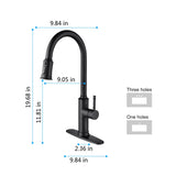 Kitchen Faucet with Pull Out Spraye W2287P319014