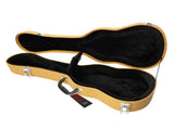 26" Top Grade Tenor Leather Ukulele Case Yellow 23486457