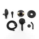 Classic High Pressure Single Handle 6-Spray Patterns Rain shower Head with Handheld Shower W121942870