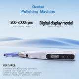 Wireless LCD Screen Electric Polishing Motor Electric Teeth Handpiece with 2Pcs Universal 61002198