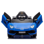 ZUN 12V Kids Ride On Car W/Parents Remote Control,Licensed Lamborghini Aventador Xago,Hydraulic pressure W1396P184348