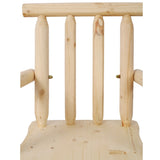 ZUN Rustic Bar Stool - Fir Wood Construction, Chair with Footrest,Wide Armrest, Rustic Kitchen Stool, W465P221175