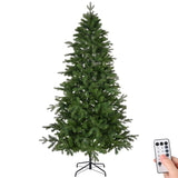 ZUN 7 FT Pre-lit Artificial Christmas Tree, Holiday Xmas Tree with 400 Warm White Lights, 950 Branch 23366057