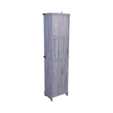 Narrow cabinet,Bathroom Storage Cabinet, Farmhouse Storage Cabinet with Adjustable Shelves & Storage W1412P271797