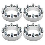 ZUN 2pcs Professional Hub Centric Wheel Adapters for Dodge Ram 2500/3500 Ford F-250/F-350 Silver 13930291