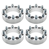 ZUN 2pcs Professional Hub Centric Wheel Adapters for Dodge Ram 2500/3500 Ford F-250/F-350 Silver 13930291