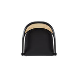 Americana Mid-Century Modern 30.5" Cane Back Bar Stool, Jet Black B2719P297791