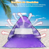Pop Up Beach Tent Sun Shade Shelter Anti-UV Automatic Waterproof Tent Canopy for 2/3 Man w/ Net 47048800