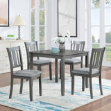 ZUN Wooden Dining Square Table, Kitchen Table for Small Space, 4 Person Dining Table, Gray
ONLY THE W1998126373