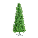 7ft artificial Christmas tree, 1028 branches, 84 inches high, flame retardant PVC, Green 00440339