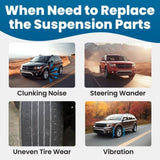 12x Front Suspension Lower Control Arm w/ Ball Joint For Dodge Journey 2009-2020 84142119