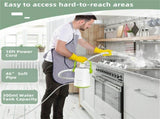 1000W Multipurpose Steam Cleaner - 203&degF High-Temp Steam, 2-3 Bar Pressure, 10.2oz Tank & 12-Min 28270287