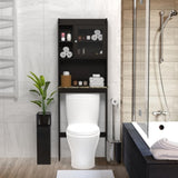 Modern Over The Toilet Space Saver Organization Wood Storage Cabinet for Home, Bathroom - Espresso W40914888