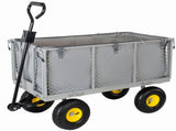 3-in-1 Oversized Steel Garden , 880lbs Pullable Mesh Metal Garden, All-Terrain Utility 58365915